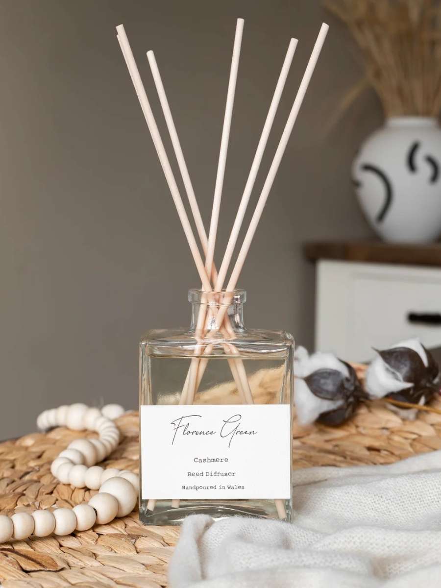 Florence Green diffuser hand poured in South Wales.